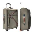 Легкий чемодан из мягкой ткани из 4 предметов на колесиках