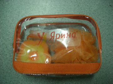 handle bag, pvc pouch