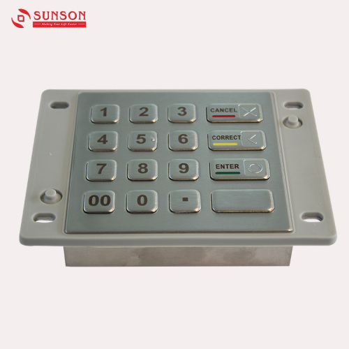 ATM Pin Keypad -enhet med engelsk spansk layout