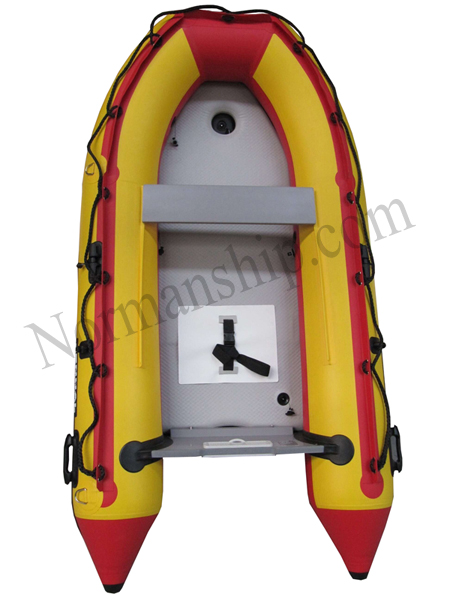 PVC rescue boat 3.8m length China inflatable fishing boat