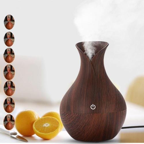 130ml wood grain ultrasonic essential oil aroma diffuser