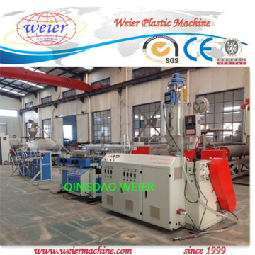 PP PE single screw extruders corrugate pipe production line