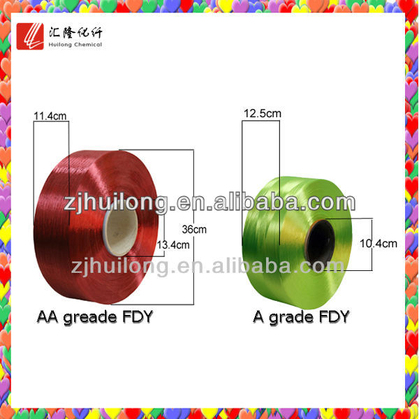 FDY Yarn Type and filament yarn Pattern polyester yarn for webbing or rope