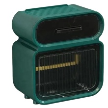 waterproof plastic double-layer striped tissue boxes