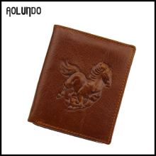 Top Grain Vintage Leather Men Wallet Leather