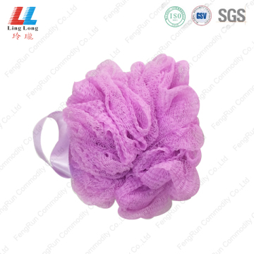 shower pouf fizzy mesh bath sponge