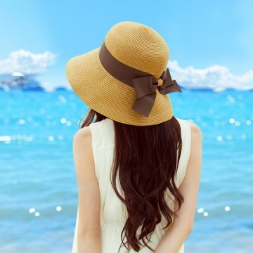 Big eaves beach high quality cheap hat