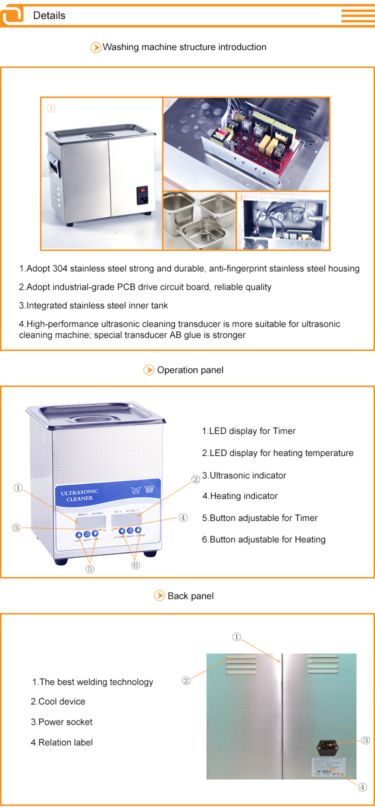 ARS-XQXJ-022H Table Ultrasonic Cleaner for Watches and glasses ultrasonic cleaning