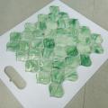 Arabesque Shape Glass Light Green Hotel Mosaic Craft