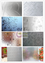 Acid Etched Pattern Float Glass, Frosted Float Glass