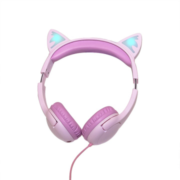 Auriculares BSCI con características flexibles coloridas y atractivas que son perfectas como regalo para niños o fanáticos del cosplay