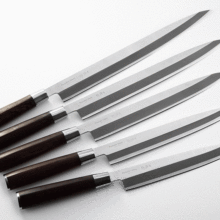 Abrasion and corrosion resistance sashimi knife