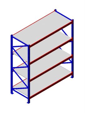 cargo equipment-storage shelving for middle loading