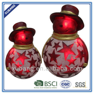 classical christmas lighting snowman decoration