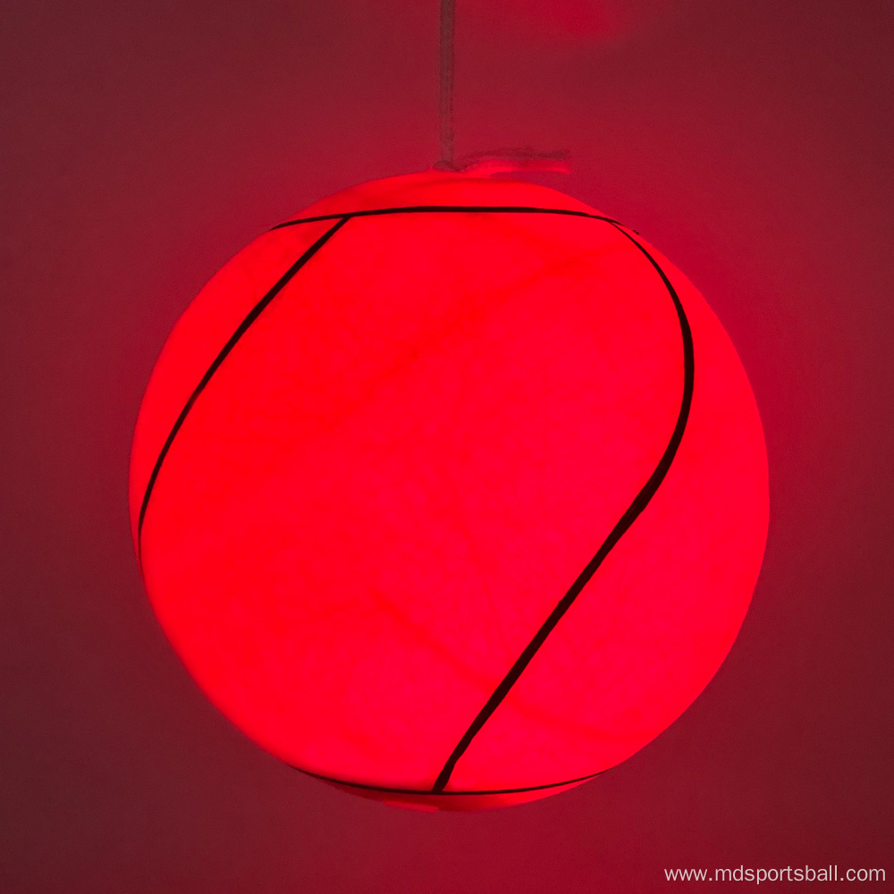 glow in dark Luminous custom rubber tether ball