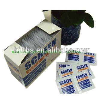 computer screen cleaning wet tissue