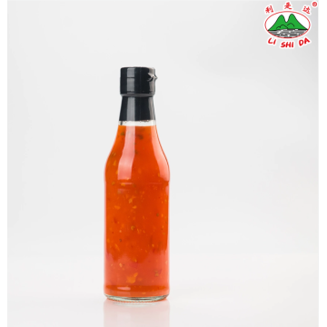 Glass bottle of sweet chili sauce 250g