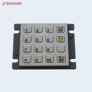 Criptografu Pinpad Tastiera Braille Per Chiosco Montatu