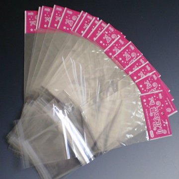 OPP packaging plastic bag with self-adhesive seal