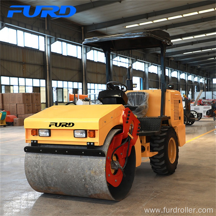 Rubber Tire Single Drum Roller for Sale