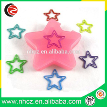 Star Shaped Paper Clips in Star Box