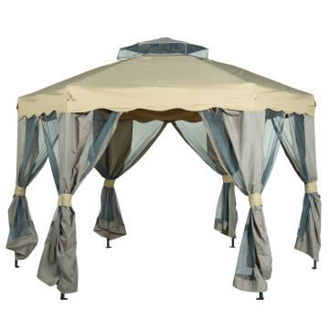 Easy-to-Open Waterproof Aluminium Gazebo for Courtyard and Outdoor Use