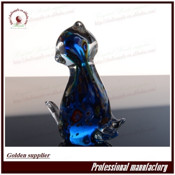 Hand Blown animal shape glass crafts