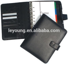 Business Leather Ring Binder Portfolio, Leather Organizer