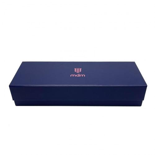 Box regalo di vino premium logo in oro rosa