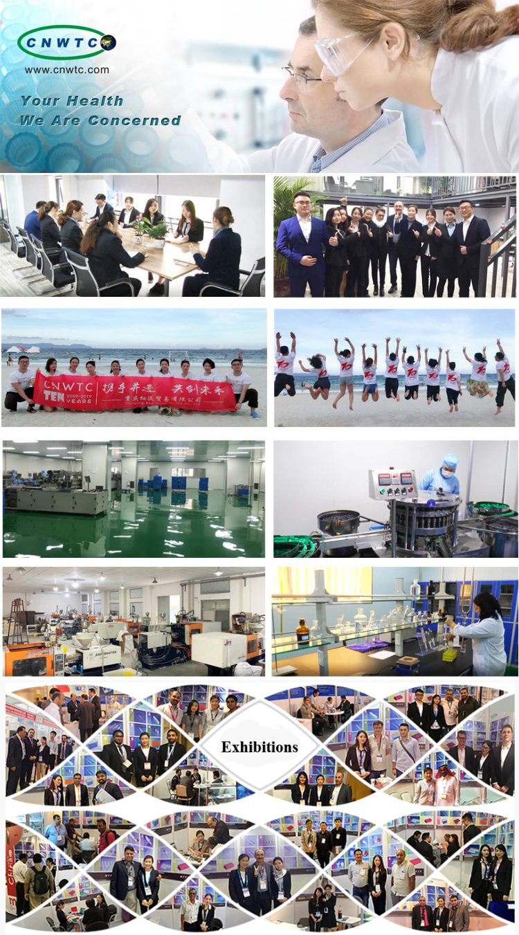 Laboratory disposables glassware test tube with aluminum screw cap