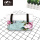 Custom butterfly and flower style camouflagestyle PU leather handbag cosmetic bag pencil case&bag multifunctional bag