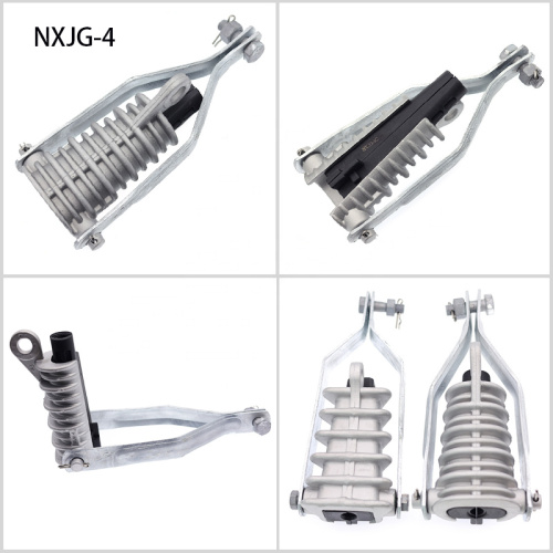 NXJG and NXJL Series Wedge strain clamps for insulation cable Overhead Line Aluminum Alloy Tension Clamp Anchoring Clamp