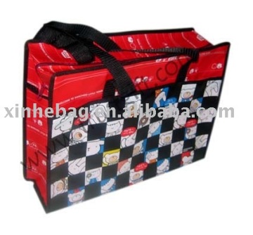 PP woven bag with zipper