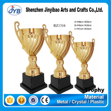 hot sale type e-co electroplating metal trophies environmental trophy cup