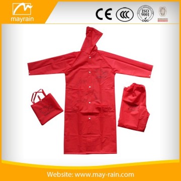 Solid Color EVA Rain Suit