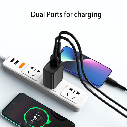 33W Dual Port PD Quick Wall Gan Charger