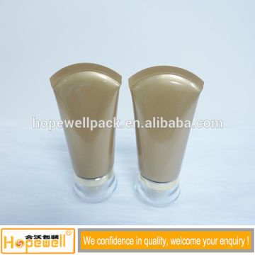 cosmetic high class tube plastic tubes with acrylic cap