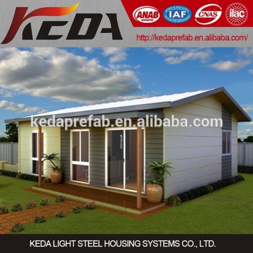 Light Steel Structrue Villa Prefabricated Log Homes Beach House / Granny Flat 007