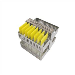 CE ISO certificated disposable consumable plastic square tissue embedding cassette with round strip or square holes