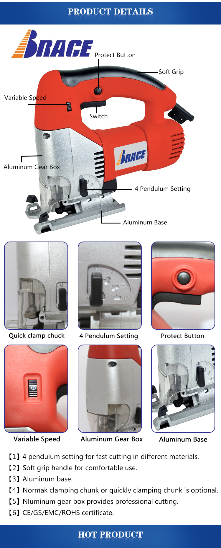 Jig Saw Specifications