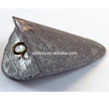 Hot sale tounger fishing egg lead sinker fishing tackle Samples Split Shot Sinker