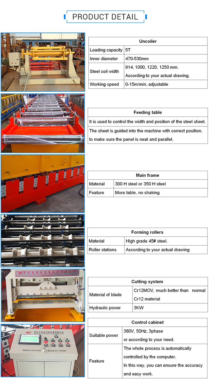 Alu-Zinc genteng 800x770 glazed tile roofing panel roll forming machine