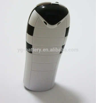 1500 mAh Snake Shape Power Bank with LED Flashlight