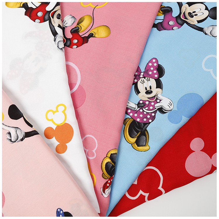 shirting poplin printed rayon fabric