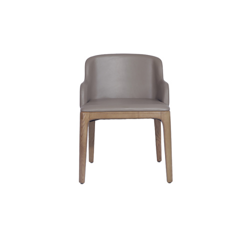 Poliform Grace Dining Chair with Armrest in Leather