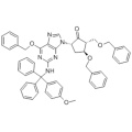 (2R, 3S, 5S) -3- (Benzyloxy) -5- [2 - [[(4-methoxyphenyl) diphenylmethyl] amino] -6- (phenylmethoxy) -9H-purin-9-yl] -2- (benzyloxymethyl) ) Cyclopentanol CAS 142217-79-6