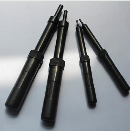 Automatic M4 Screw Sleeve Punch Tool - Zinc Alloy and Titanium Handle, Polybag Packaging