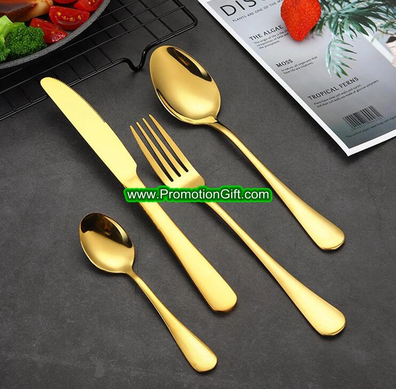 Stainless Steel Western Dinnerware Tableware Knife Fork Spoon Cutlery Set