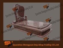Promotion Manufacturers China marble with rose carving tombstone