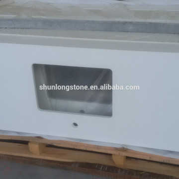 Artificial White Quartz Vanity top,Quartz Stone Vanity top